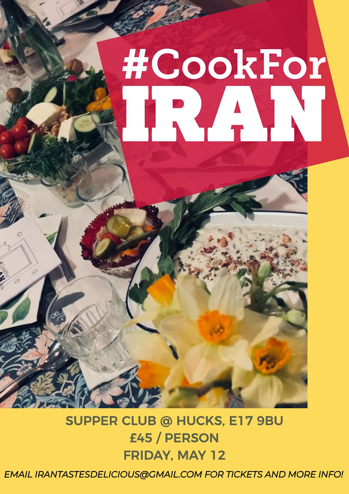 Cook For Iran Supper Club