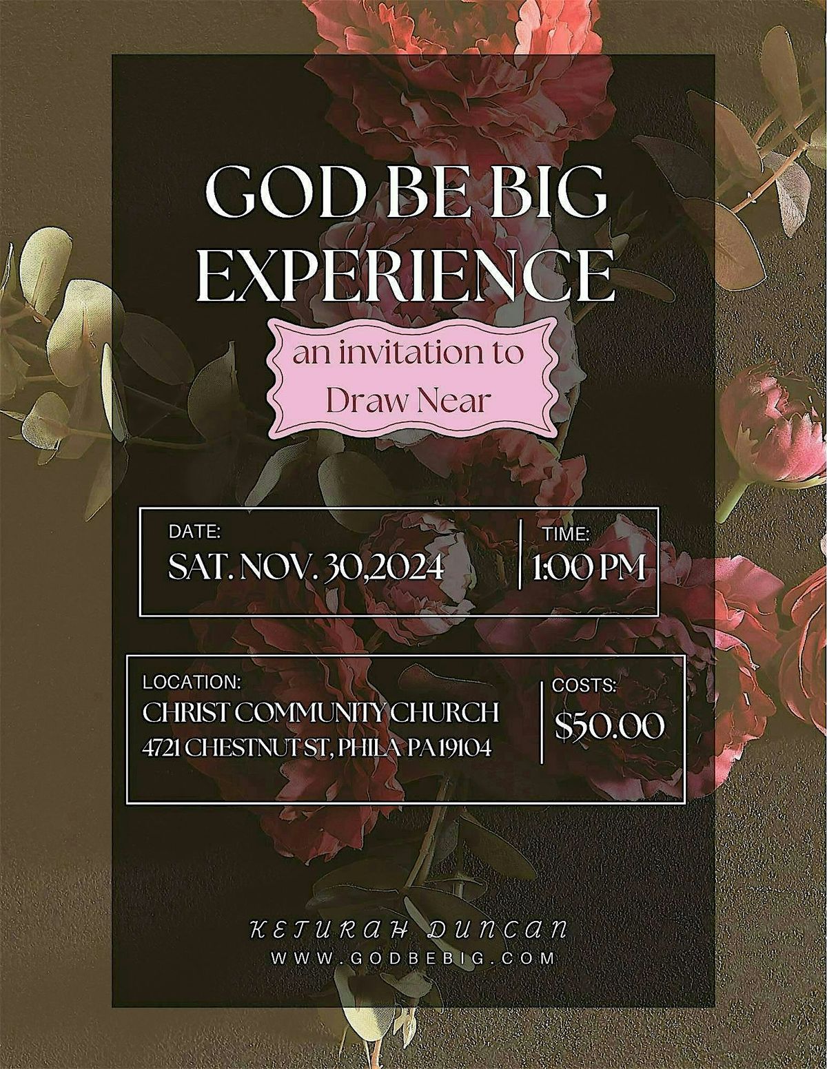 God Be Big Experience