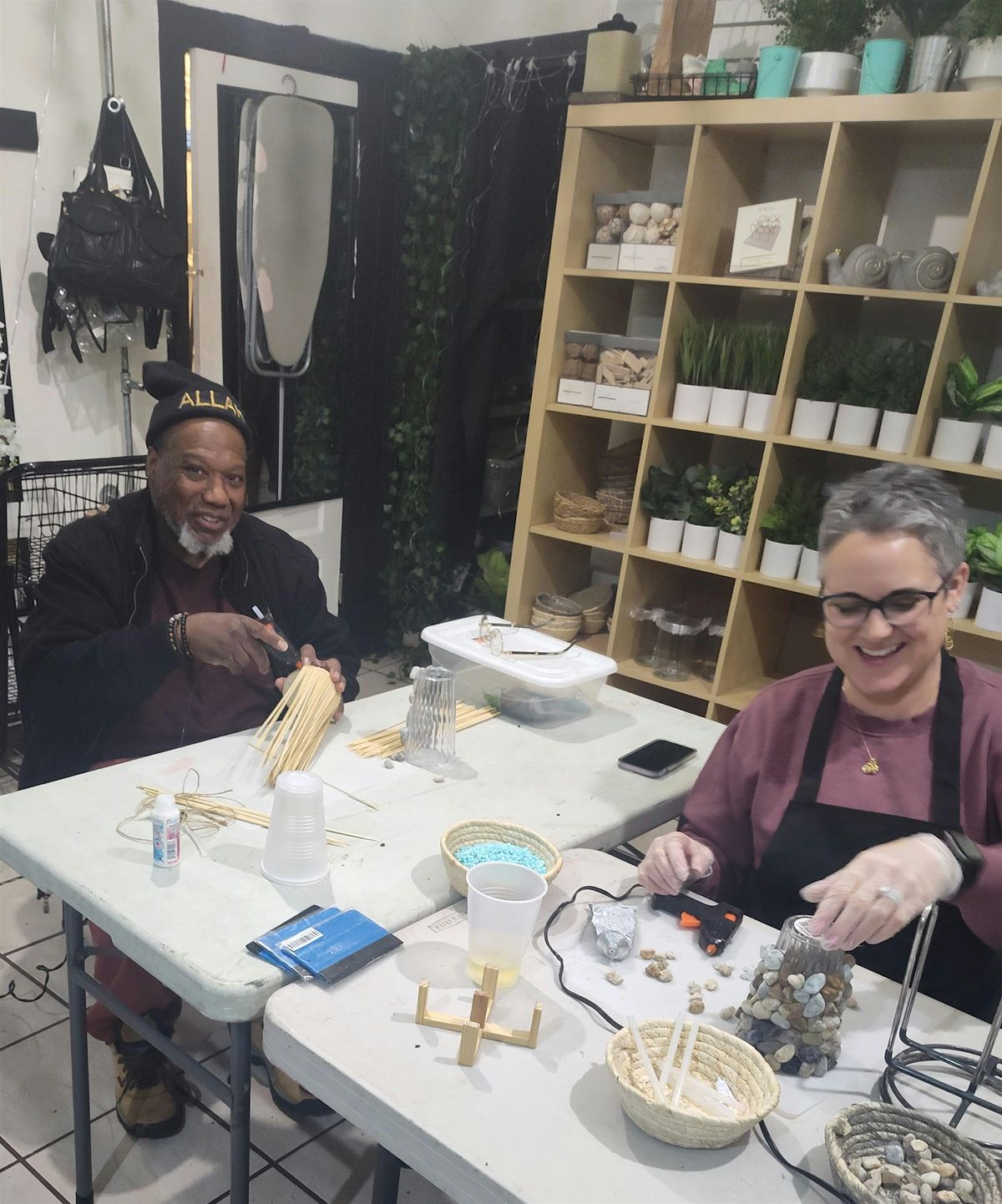 Crafting at The Craft Shop