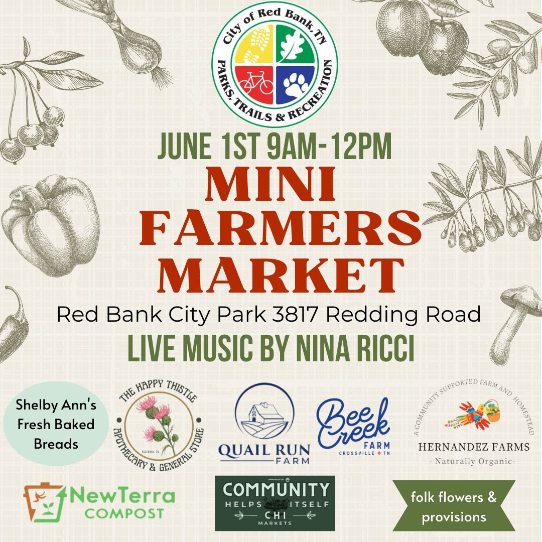 Upcoming Red Bank Mini Farmers Markets