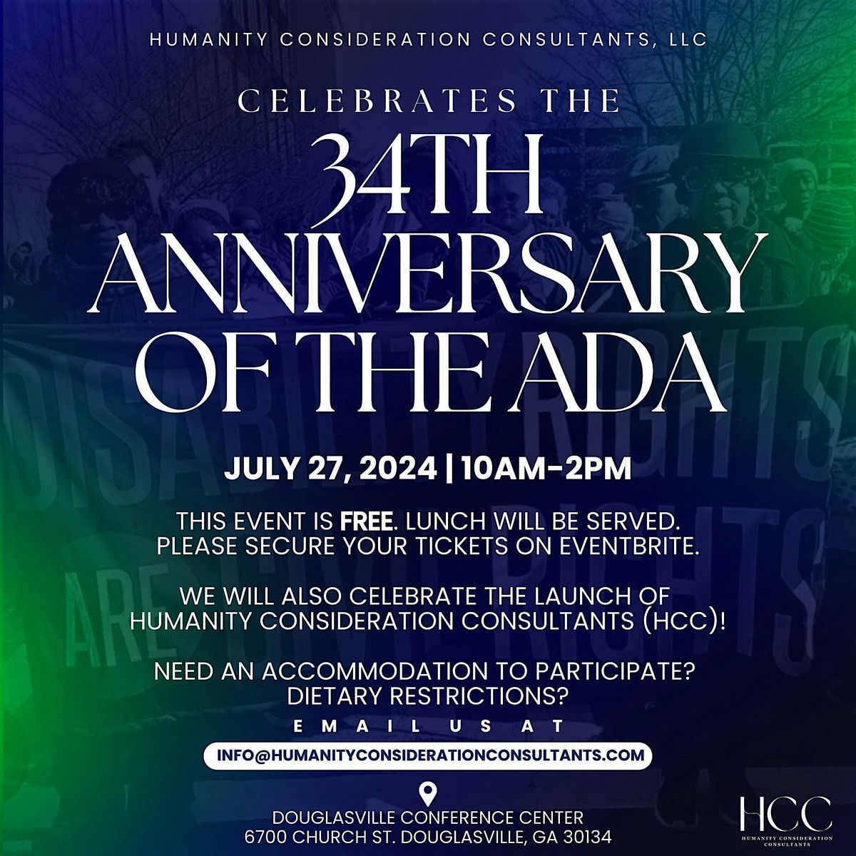 The ADA 34th Anniversary Celebration!