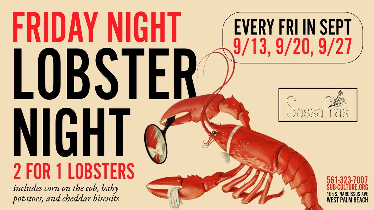 Copy of Lobster Night at Sassafras 9\/27