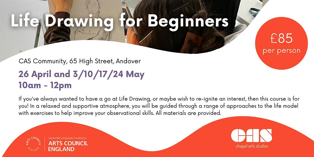 **NEW** - CAS Life Drawing for Beginners Course
