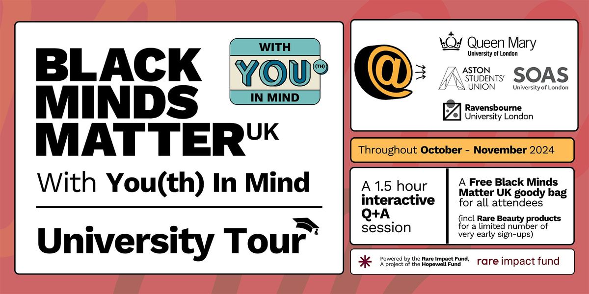 Black Minds Matter UK x SOAS University