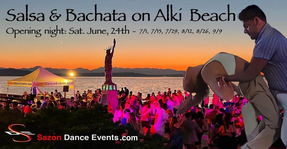 2023 Salsa & Bachata on Alki Beach w\/Intro lesson