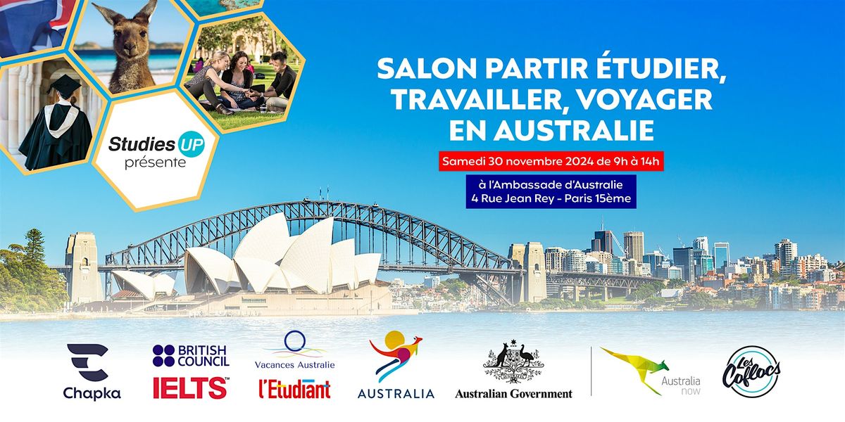 Salon StudiesUP Australie-Partir \u00e9tudier, travailler, voyager en Australie