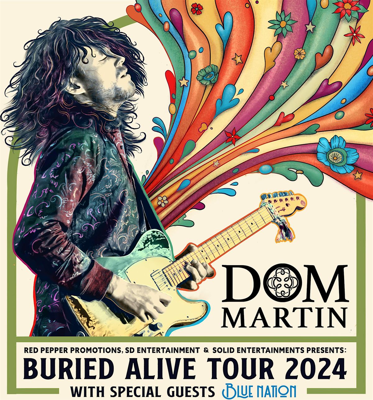 Dom Martin - BURIED ALIVE TOUR - Yardbirds Rock Club Grimsby