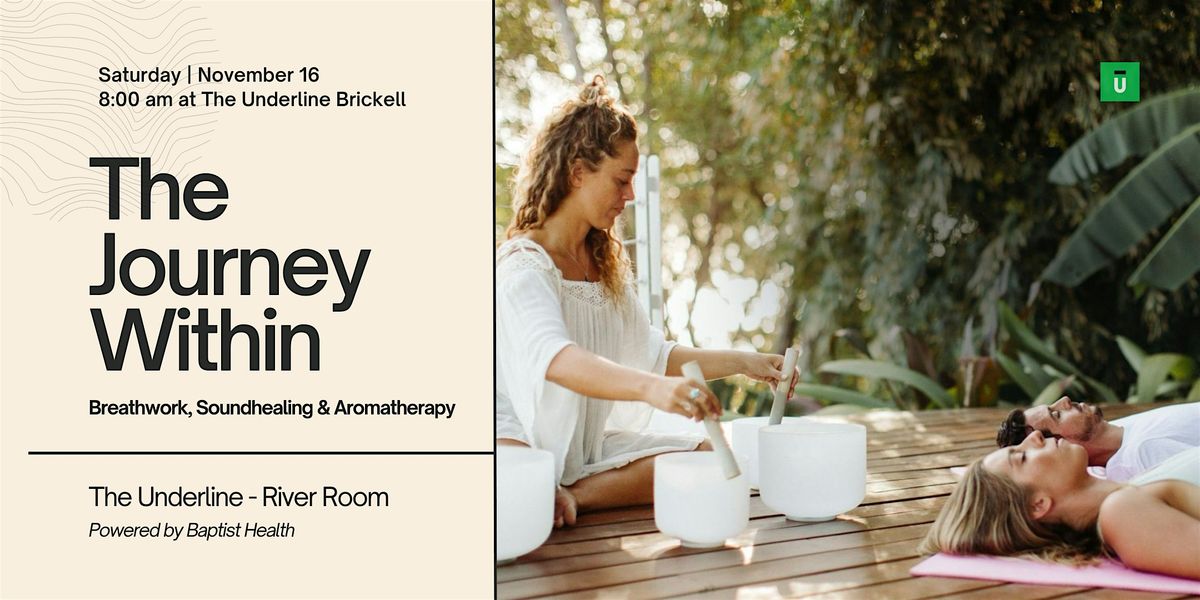 Experience The Journey Within: Breathwork, Sound Healing & Aromatherapy