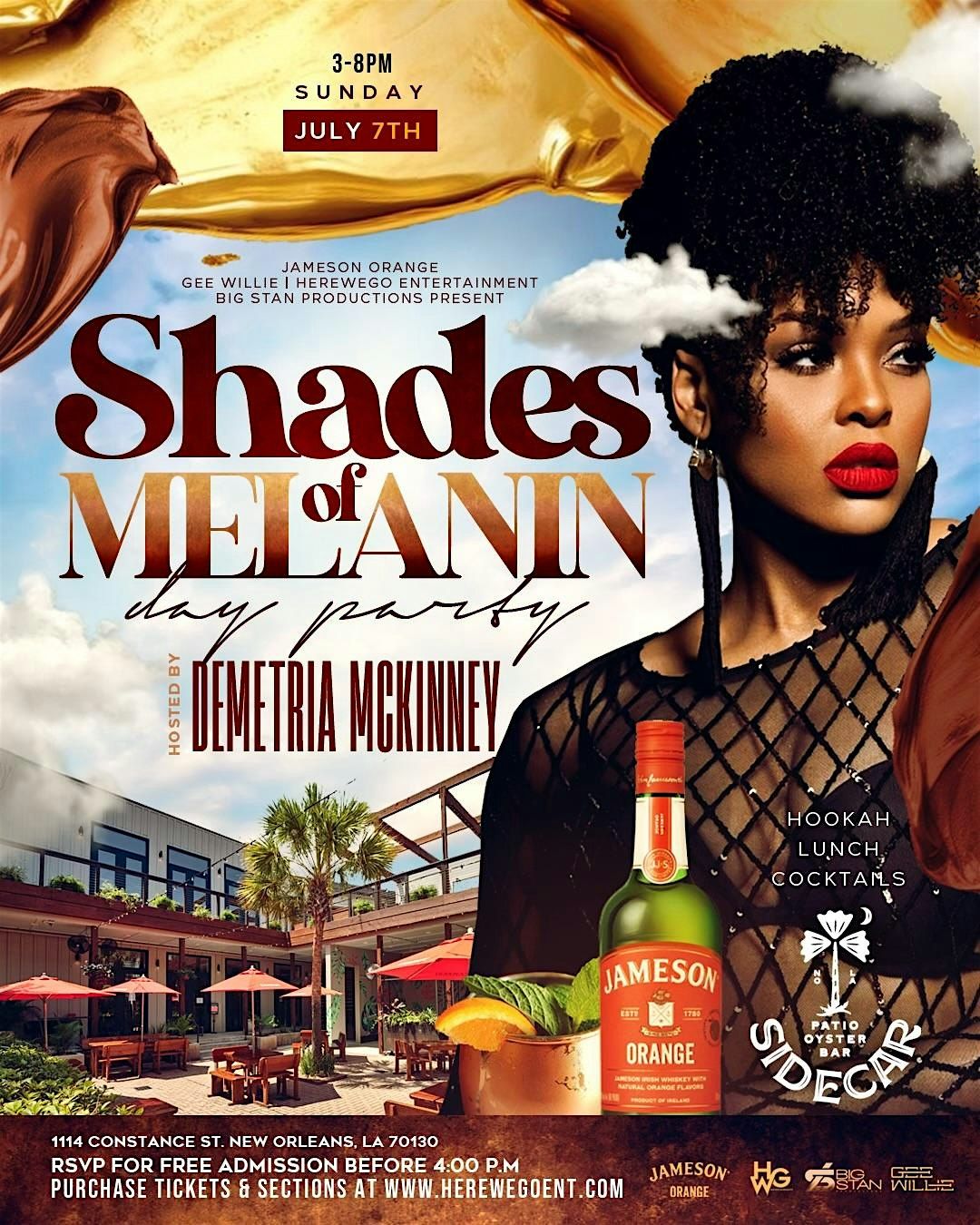 SHADES OF MELANIN DAY PARTY HOSTED BY DEMETRIA MCKINNEY @ SIDECAR