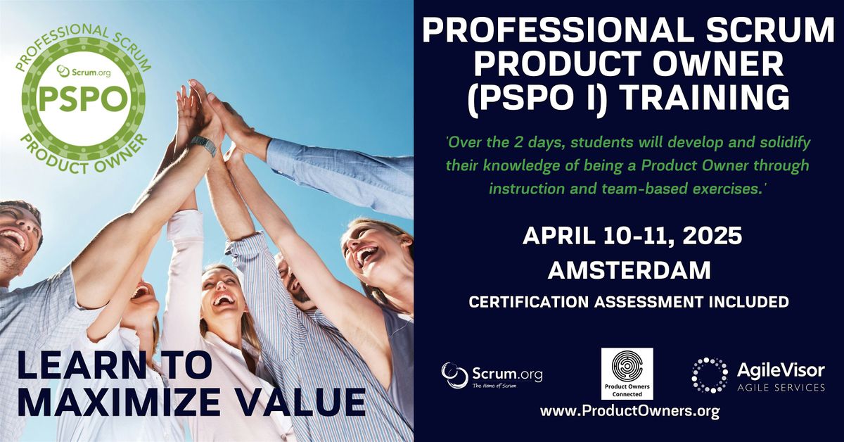 Certified Training | Professional Scrum Product Owner (PSPO)