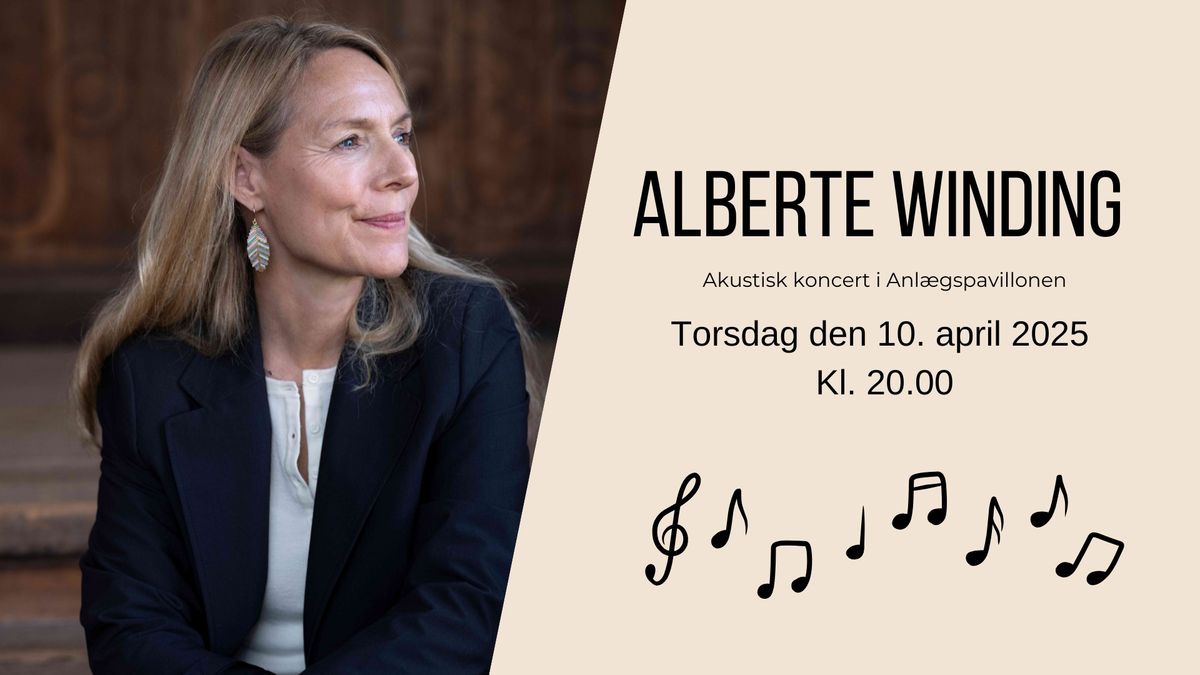 Akustisk koncert med Alberte Winding