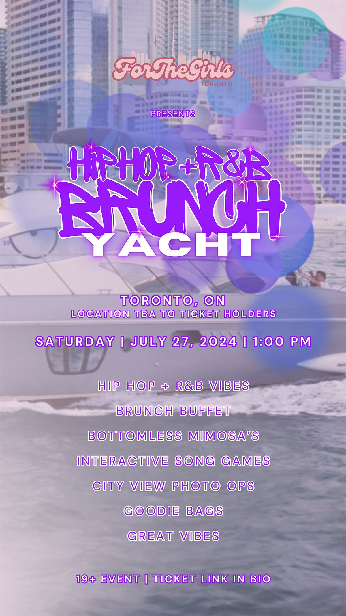 Hip Hop + R&B Brunch Yacht