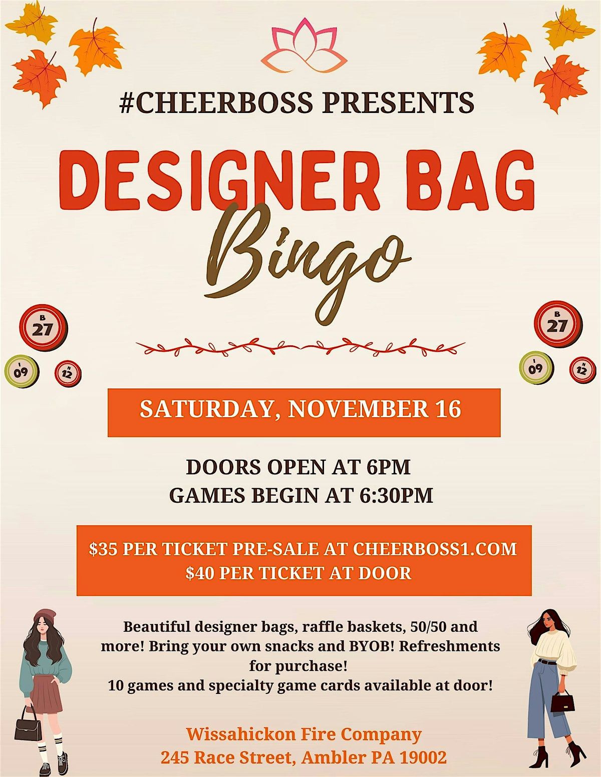 Designer Bag Bingo