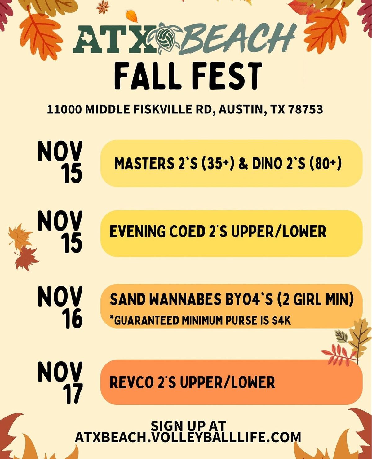 ATX Beach Fall Fest