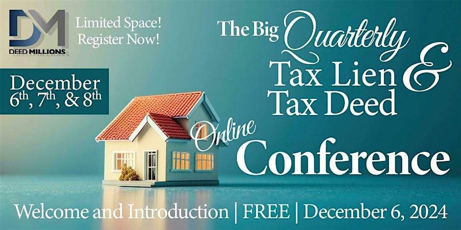 Online Tax Lien & Deed Conference