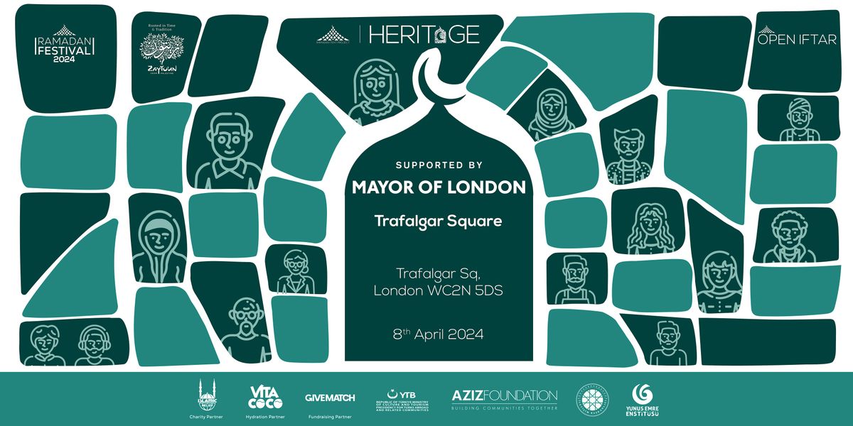 Open Iftar 2024 x Trafalgar Square, Trafalgar Square, London, 8 April 2024