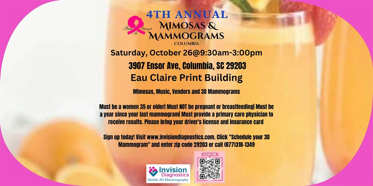 4th Annual Mimosas and Mammograms- Columbia