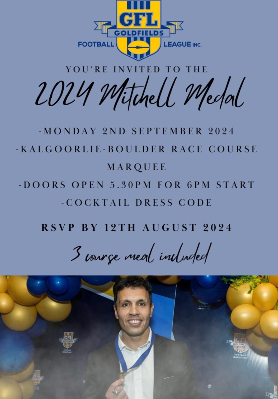 2024 GFL Mitchell Medal, Irish Mulga Drive, Kambalda, WA, Australia