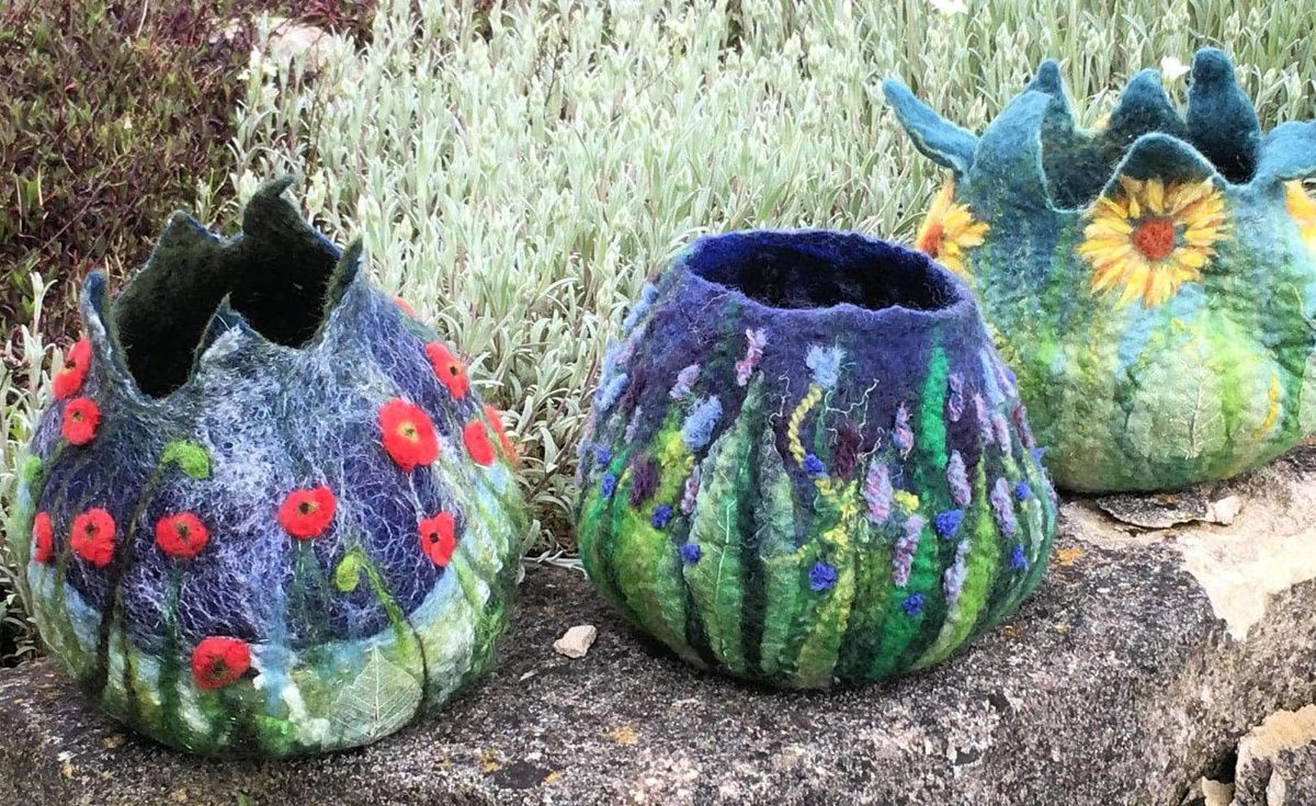 Wet Felted Bowls with Eve  Marshall 