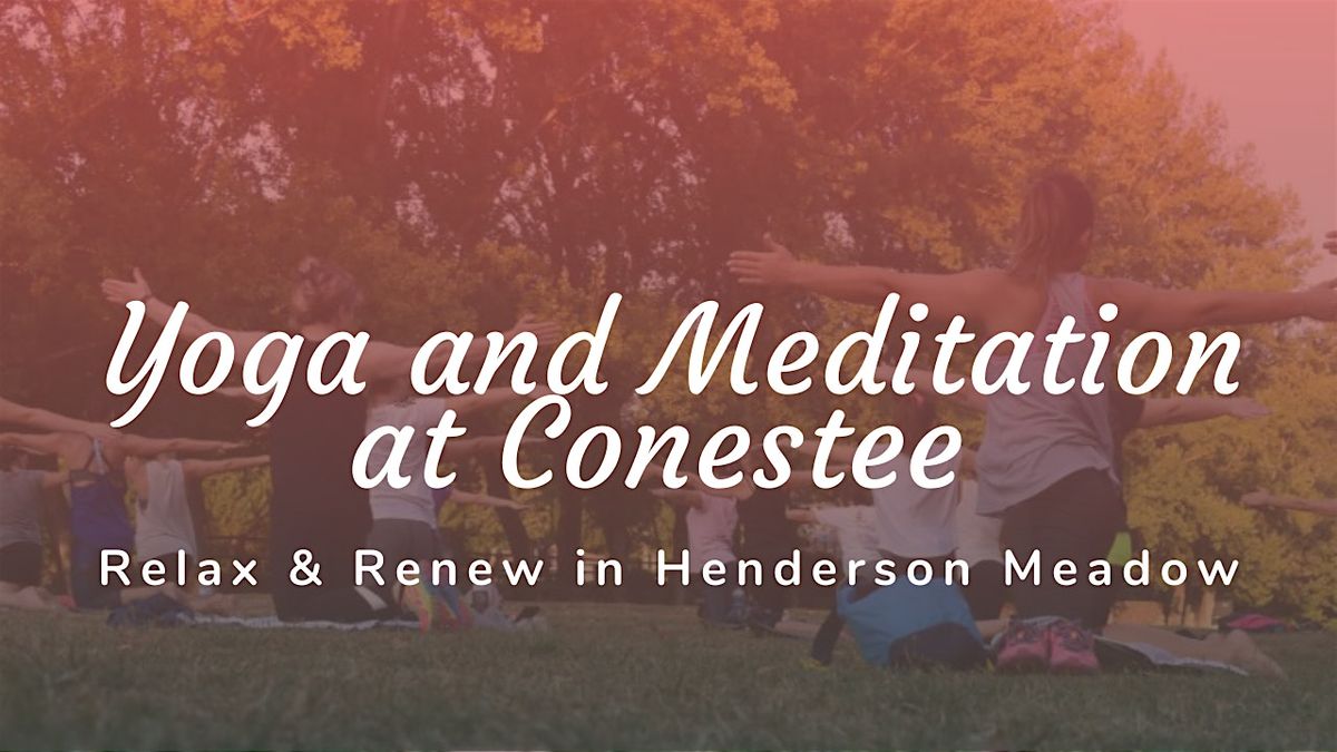 Yoga and Meditation at Conestee Nature Preserve - 5\/25