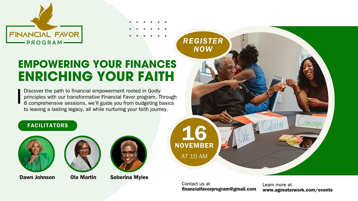 Financial Favor Program Session 8: Your Legacy