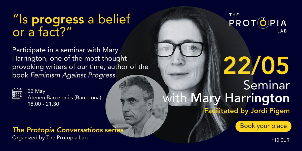 Seminar with Mary Harrington: "Is progress a belief or a fact?"