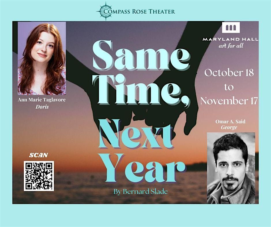 "Same Time, Next Year," a Tony Award-winning comedy at Compass Rose Theater