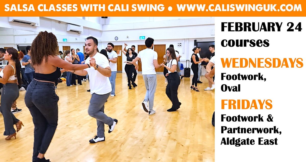 February Salsa Courses with Cali Swing, MULTIPLE VENUES & LOCATIONS ️