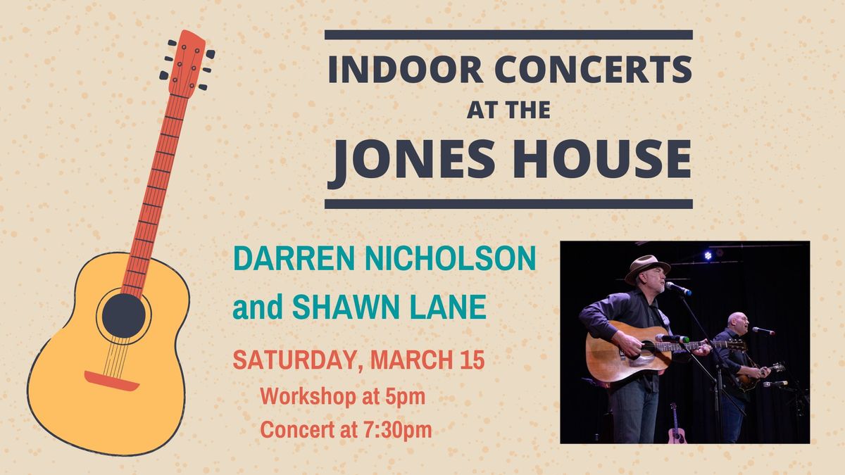 Indoor Concert: Darren Nicholson and Shawn Lane