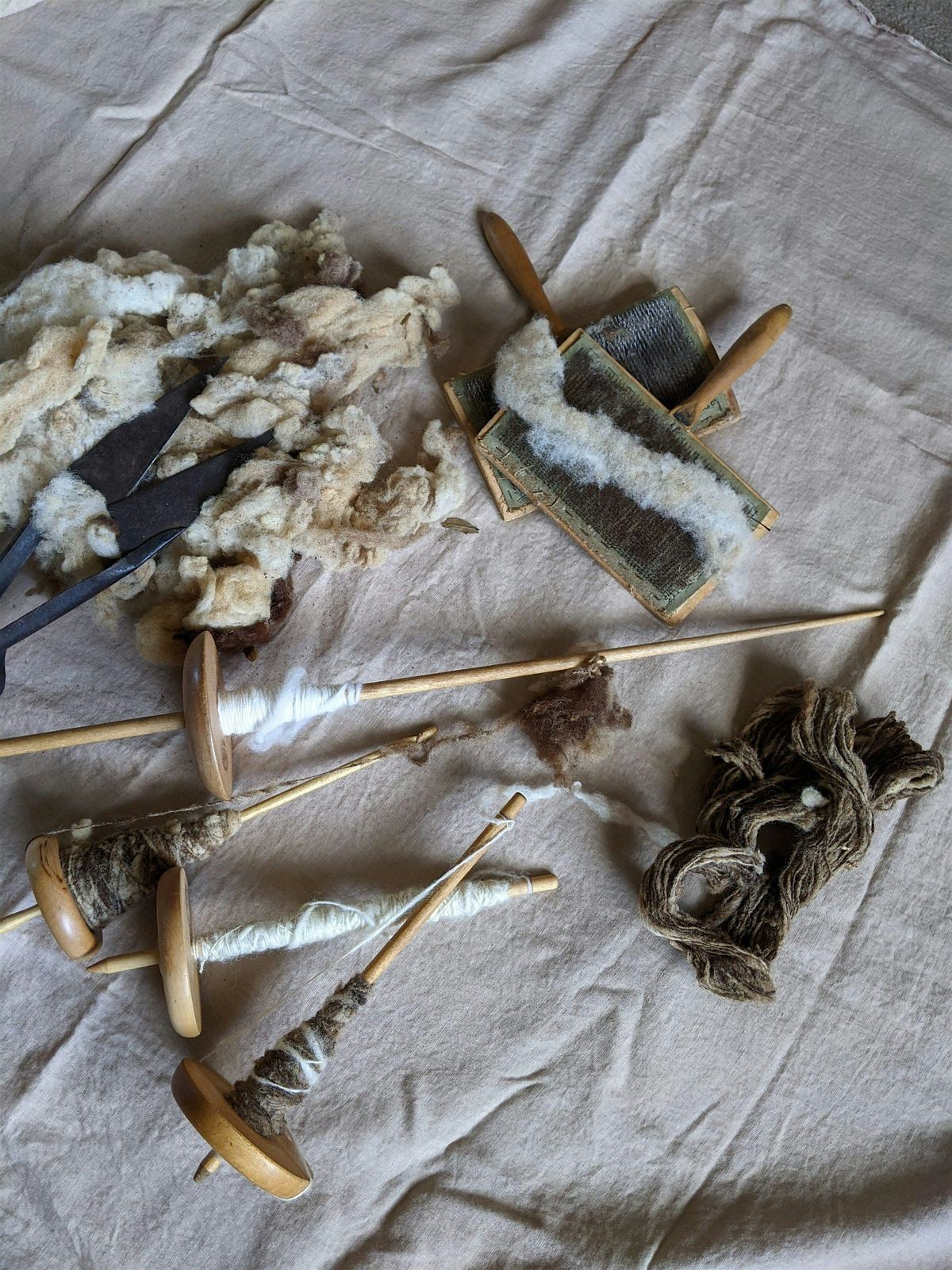 Beginner Wool Spinning with Natalie Love