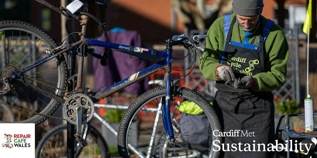 Repair Cafe Wales -Dr. Bike Free Servicing and Security Marking ONLY