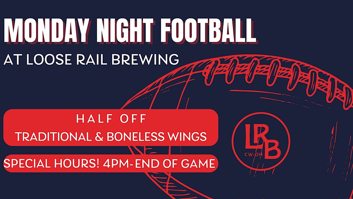 Monday Night Football & Half Off Wings!