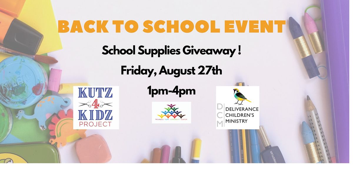 Greenville Back To School Supplies Giveaway Triangle Park Community Center Jersey City 27 August 21