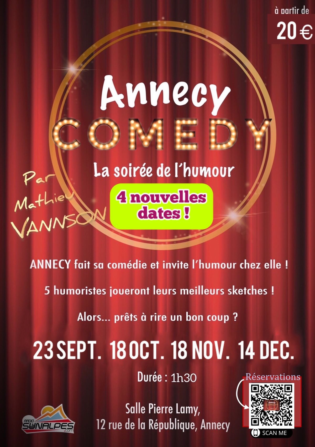 Annecy Comedy LA soir\u00e9e de l\u2019humour !