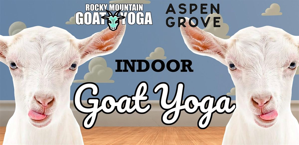 Indoor Goat Yoga - April 27th  (ASPEN GROVE)