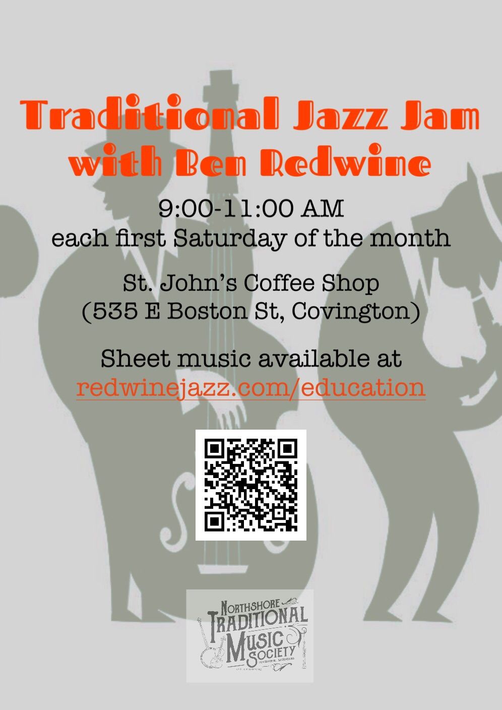 Traditional Jazz Jam with Ben Redwine