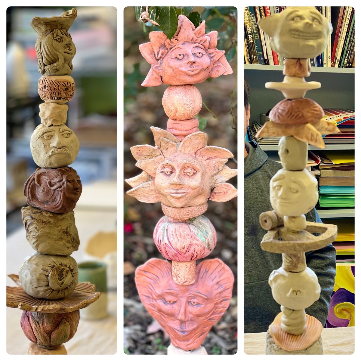 Clay Garden Totems with Jennifer Donley  