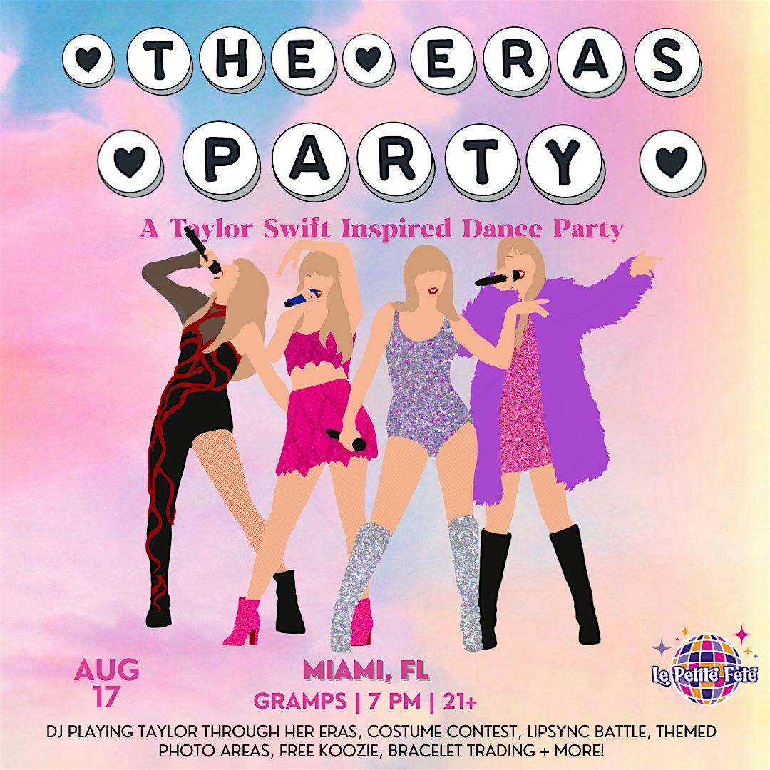 The Eras Party, A Taylor Swift Inspired Dance Night in Miami
