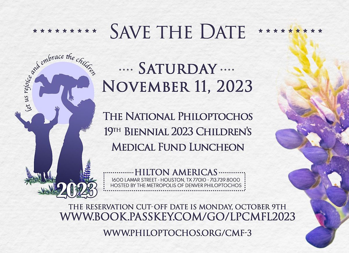 19th Biennial National Philoptochos Children\u2019s Medical Fund Luncheon