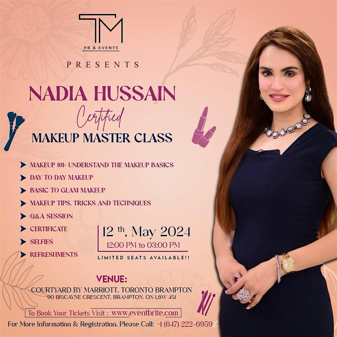 Nadia Hussain Makeup Master Class
