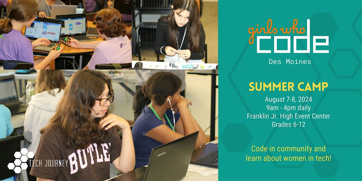 Girls Who Code Des Moines Summer Camp