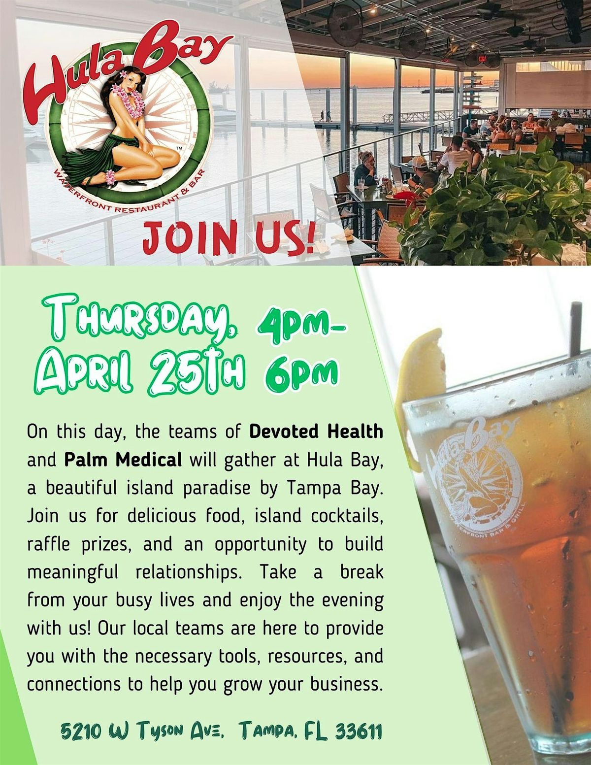 Broker mixer the HULA BAY way with Devoted & Palm Medical