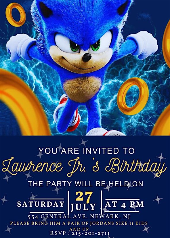 Lawrence Jr. is turning 4