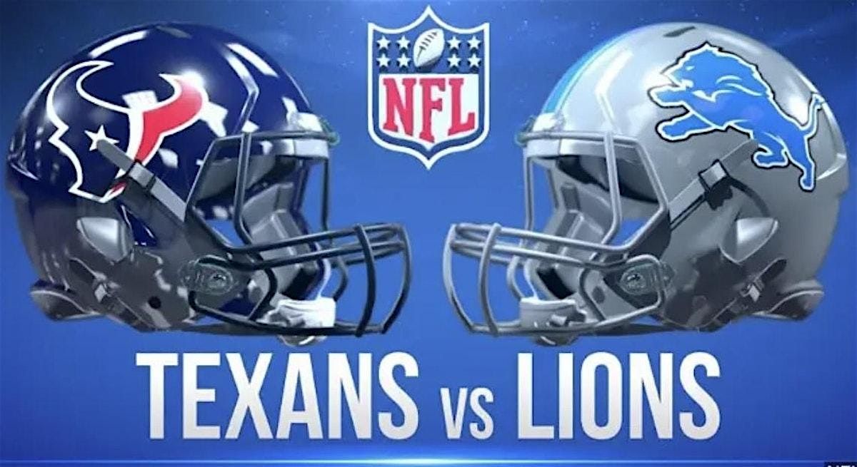 Lions vs Texans Watch Party