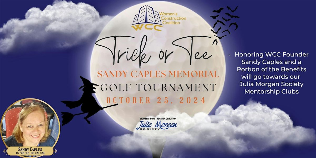 WCC Trick or Tee: Sandy Caples Memorial Annual GOLF TOURNAMENT