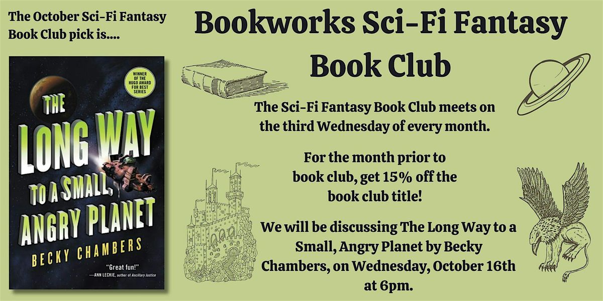 October Sci-Fi Fantasy Book Club