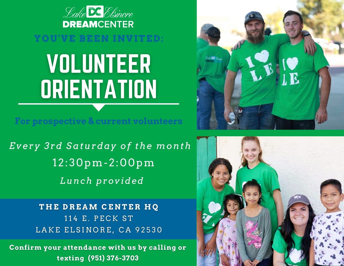 Volunteer Orientation