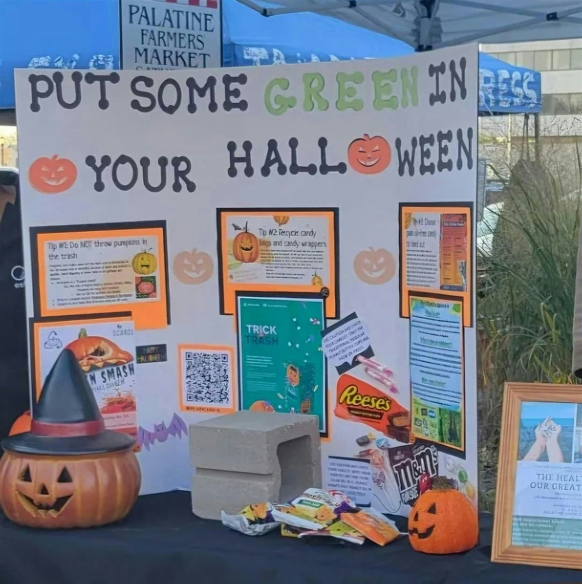 Sustainable Halloween at Palatine's Farmers Market