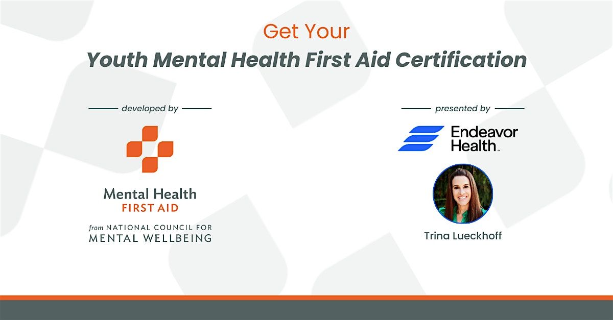 Youth Mental Health First Aid : Blended Learning  11\/13\/2024