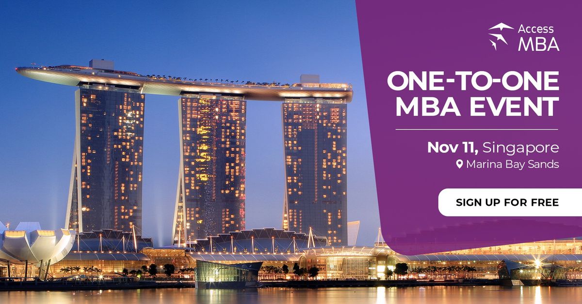 Singapore MBA Networking Event on November 11